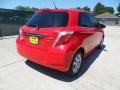 2012 Absolutely Red Toyota Yaris LE 3 Door  photo #3