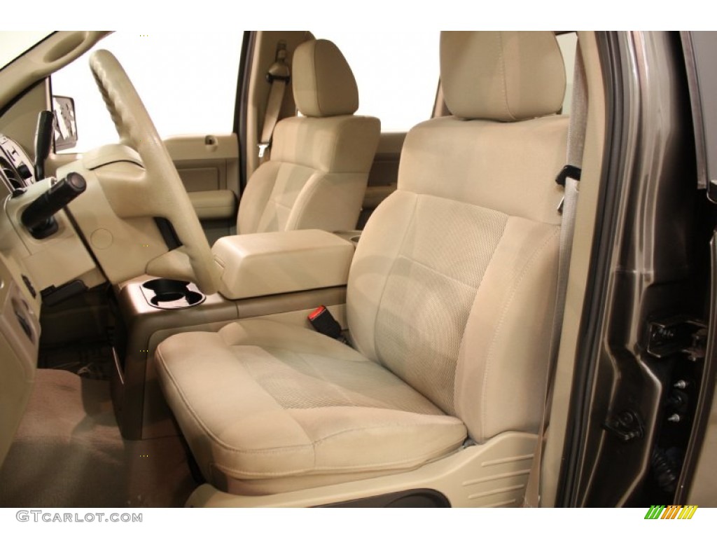 2006 F150 XLT SuperCrew 4x4 - Dark Stone Metallic / Tan photo #6