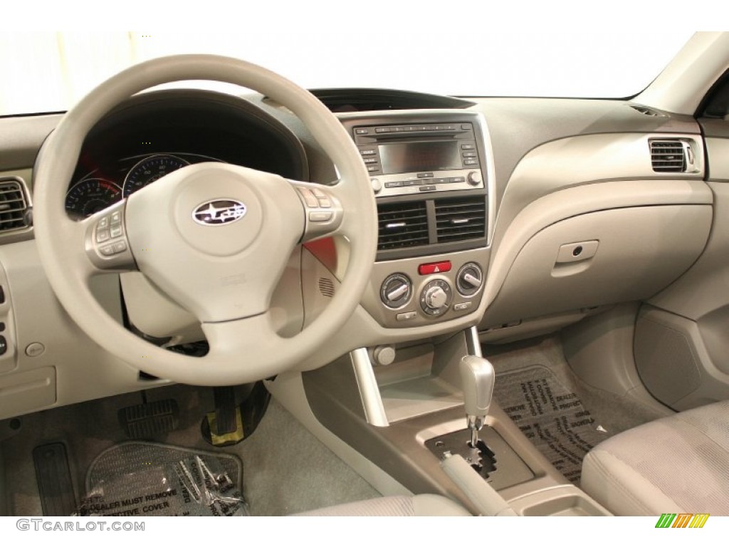 2010 Forester 2.5 X Premium - Satin White Pearl / Platinum photo #8