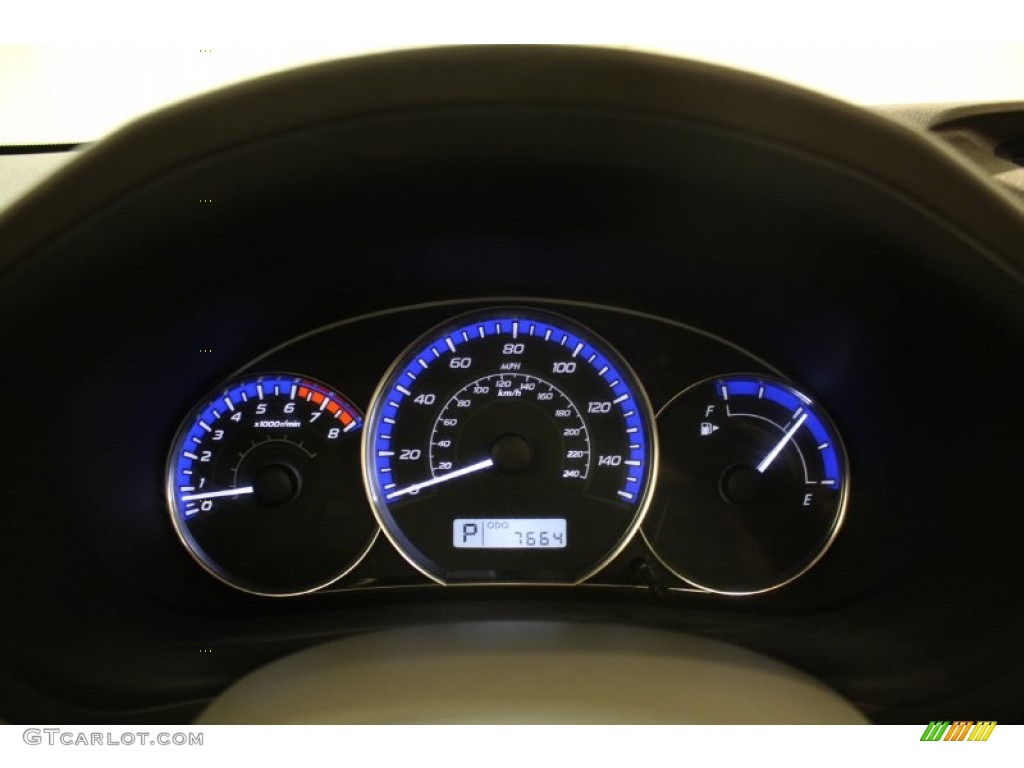 2010 Forester 2.5 X Premium - Satin White Pearl / Platinum photo #10