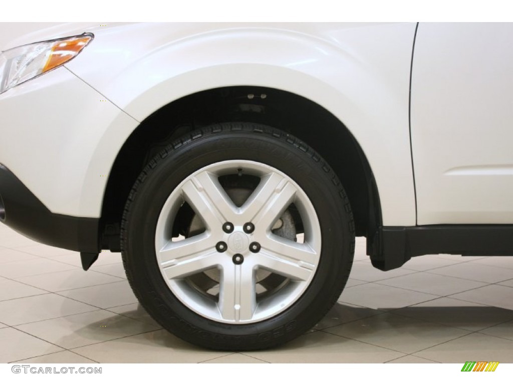 2010 Forester 2.5 X Premium - Satin White Pearl / Platinum photo #22