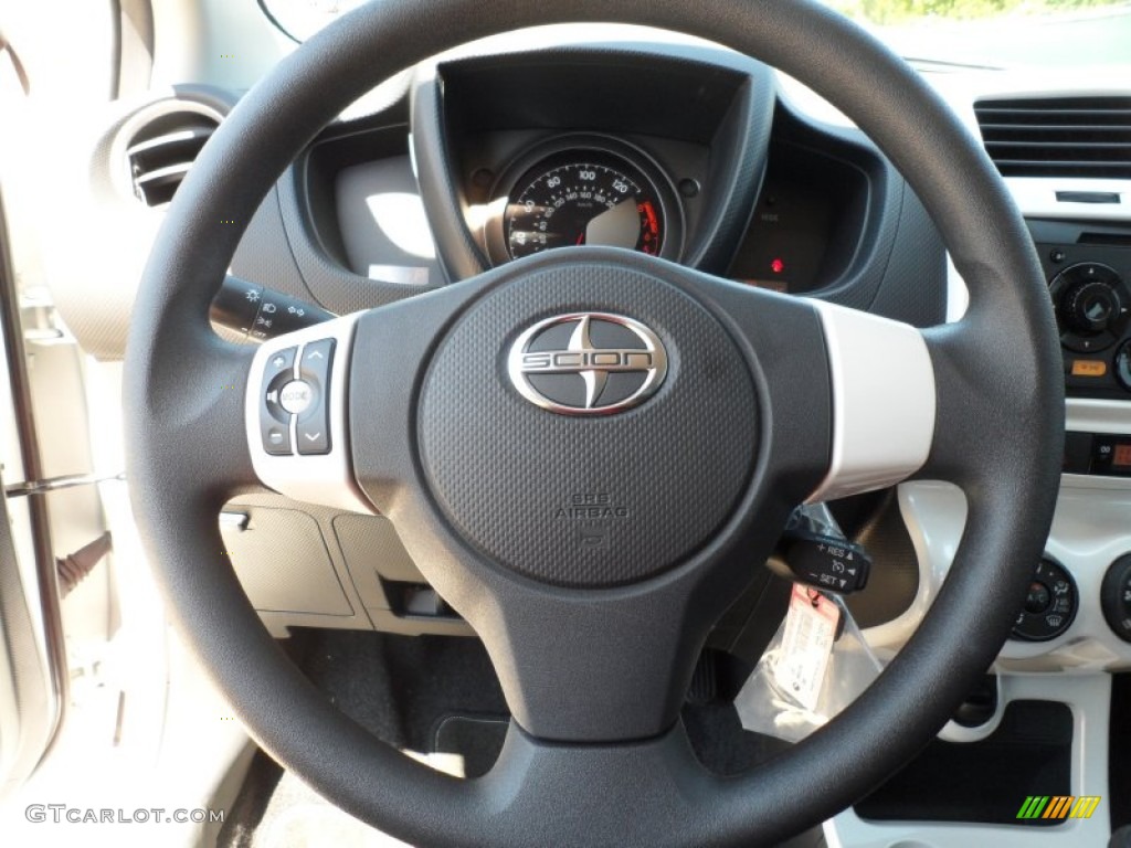 2012 Scion xD Release Series 4.0 RS Blizzard Pearl/Color-Tuned Steering Wheel Photo #64283459