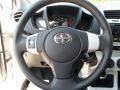 2012 Scion xD RS Blizzard Pearl/Color-Tuned Interior Steering Wheel Photo