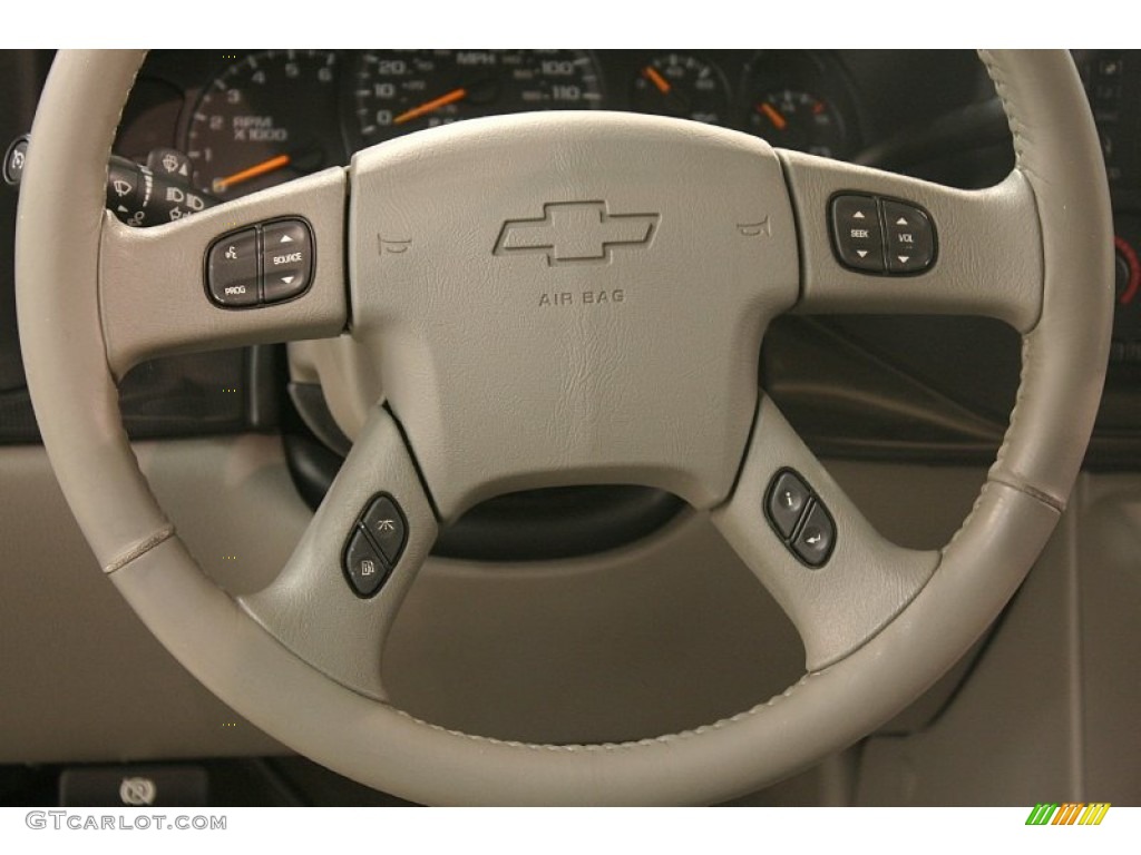 2006 Chevrolet Suburban LTZ 1500 4x4 Gray/Dark Charcoal Steering Wheel Photo #64284902