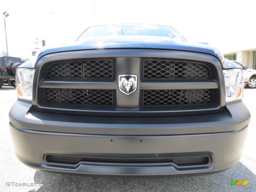 2012 Ram 1500 Tradesman Quad Cab - True Blue Pearl / Dark Slate Gray/Medium Graystone photo #2