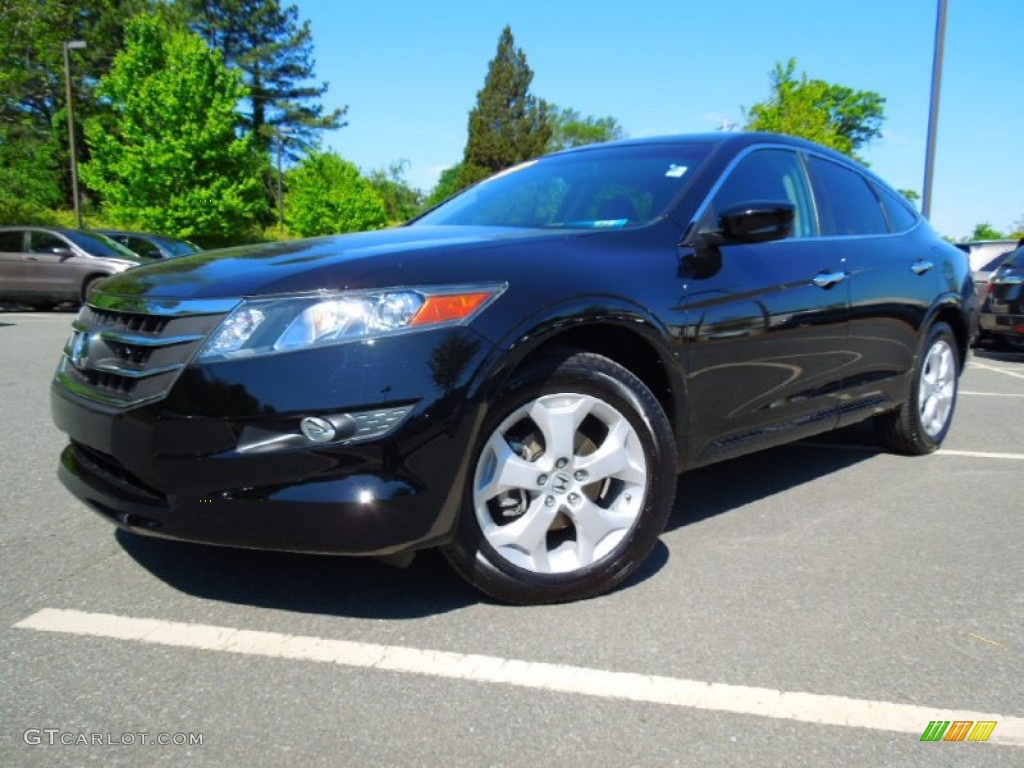 2011 Accord Crosstour EX-L 4WD - Crystal Black Pearl / Black photo #1