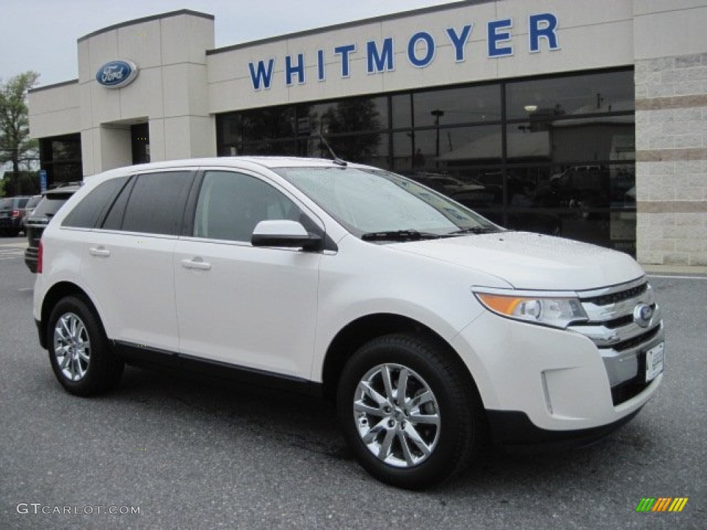 2012 Edge Limited AWD - White Platinum Metallic Tri-Coat / Charcoal Black photo #1