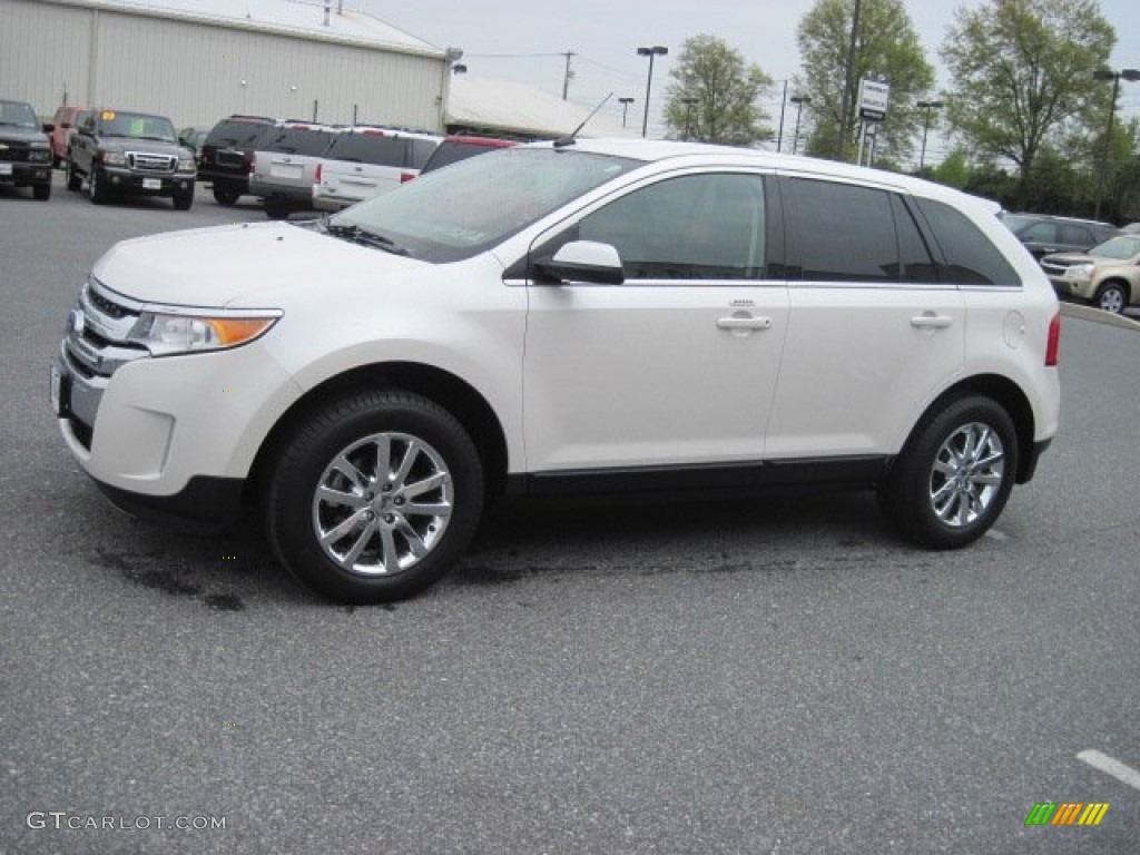 2012 Edge Limited AWD - White Platinum Metallic Tri-Coat / Charcoal Black photo #3
