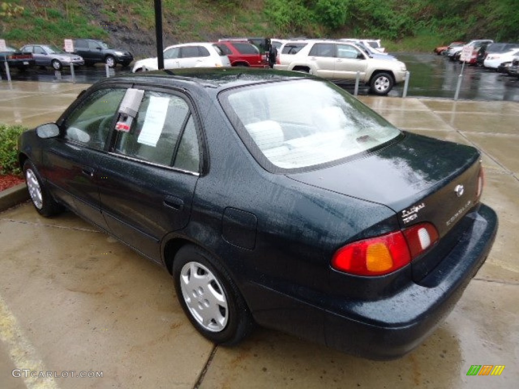 1999 Corolla LE - Dark Emerald Pearl / Pebble Beige photo #2