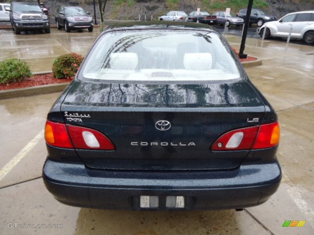 1999 Corolla LE - Dark Emerald Pearl / Pebble Beige photo #3