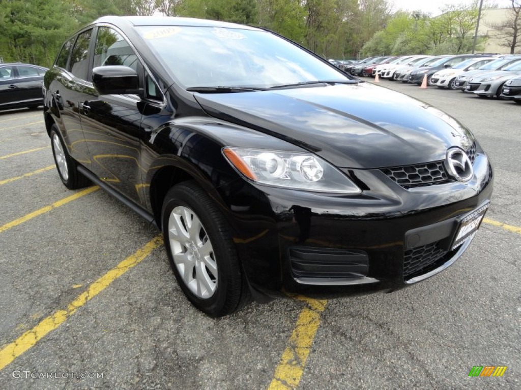 2009 CX-7 Touring AWD - Brilliant Black / Black photo #3