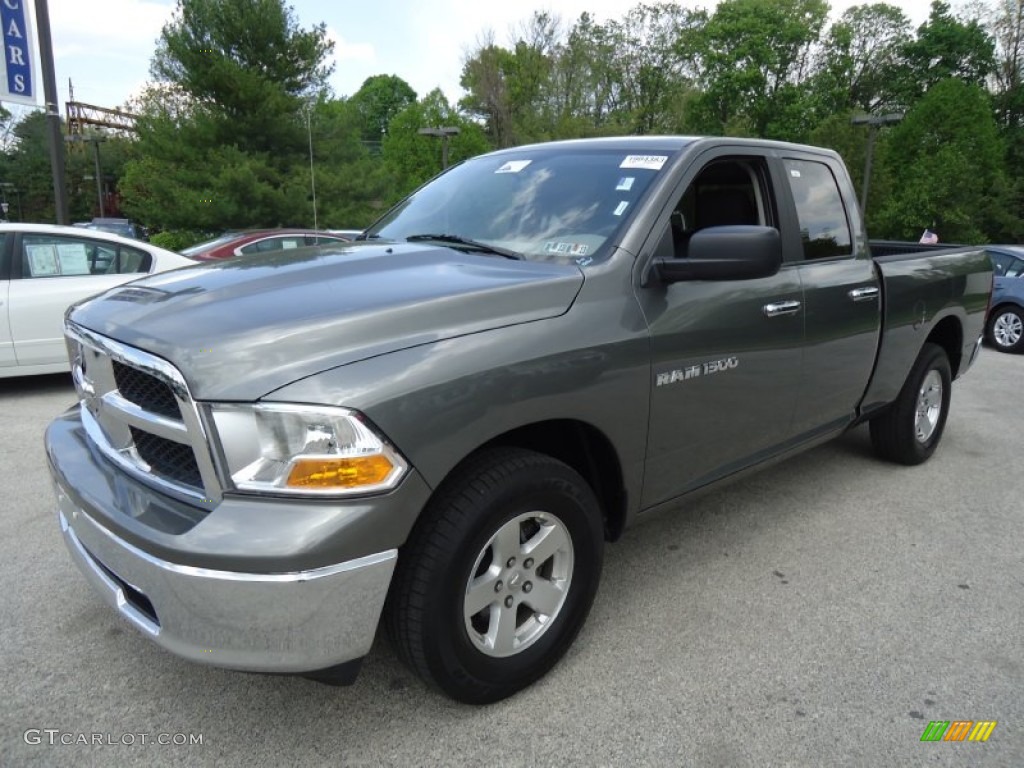 Mineral Gray Metallic 2012 Dodge Ram 1500 SLT Quad Cab 4x4 Exterior Photo #64292281