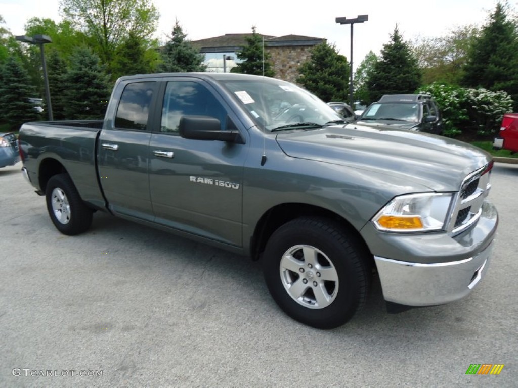 Mineral Gray Metallic 2012 Dodge Ram 1500 SLT Quad Cab 4x4 Exterior Photo #64292304