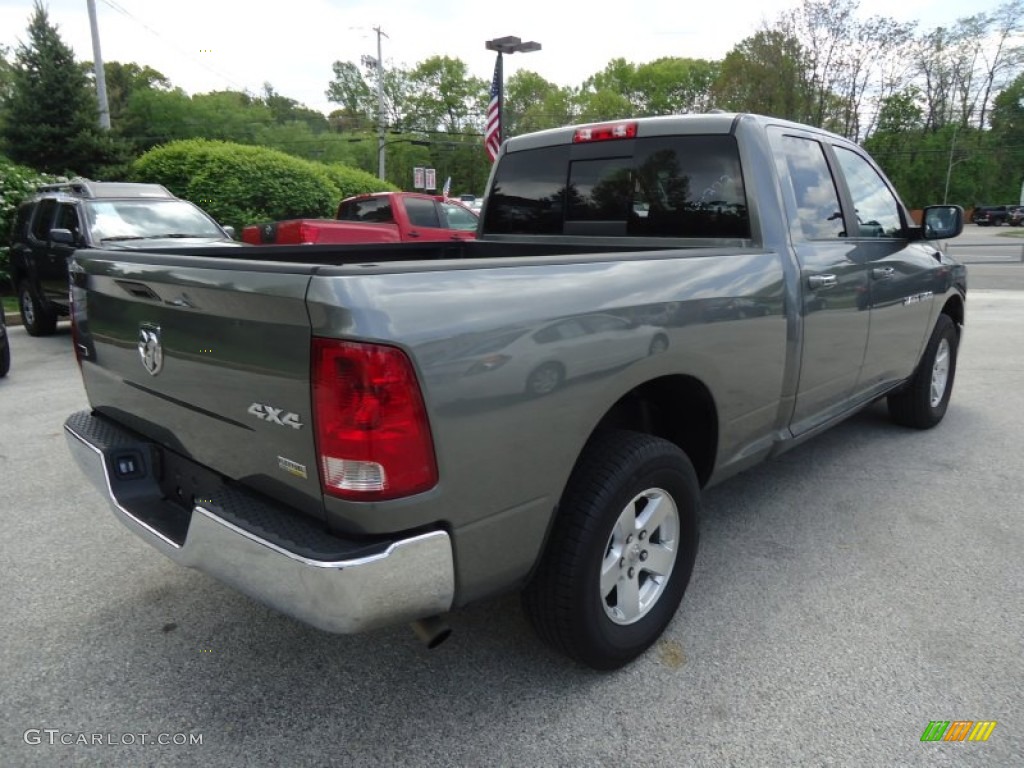 Mineral Gray Metallic 2012 Dodge Ram 1500 SLT Quad Cab 4x4 Exterior Photo #64292334