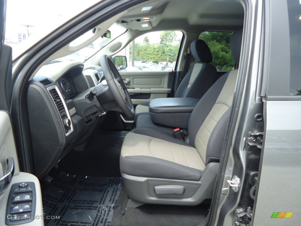 Dark Slate Gray/Medium Graystone Interior 2012 Dodge Ram 1500 SLT Quad Cab 4x4 Photo #64292376