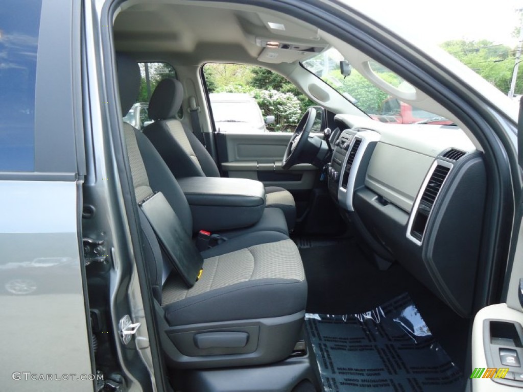 Dark Slate Gray/Medium Graystone Interior 2012 Dodge Ram 1500 SLT Quad Cab 4x4 Photo #64292445