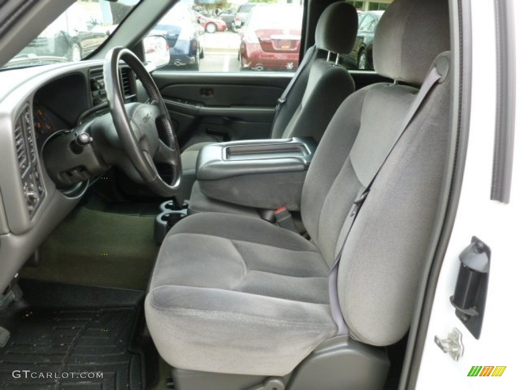Dark Pewter Interior 2004 GMC Sierra 1500 SLE Extended Cab 4x4 Photo #64293138