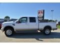 2010 White Platinum Tri-Coat Ford F250 Super Duty King Ranch Crew Cab 4x4  photo #2