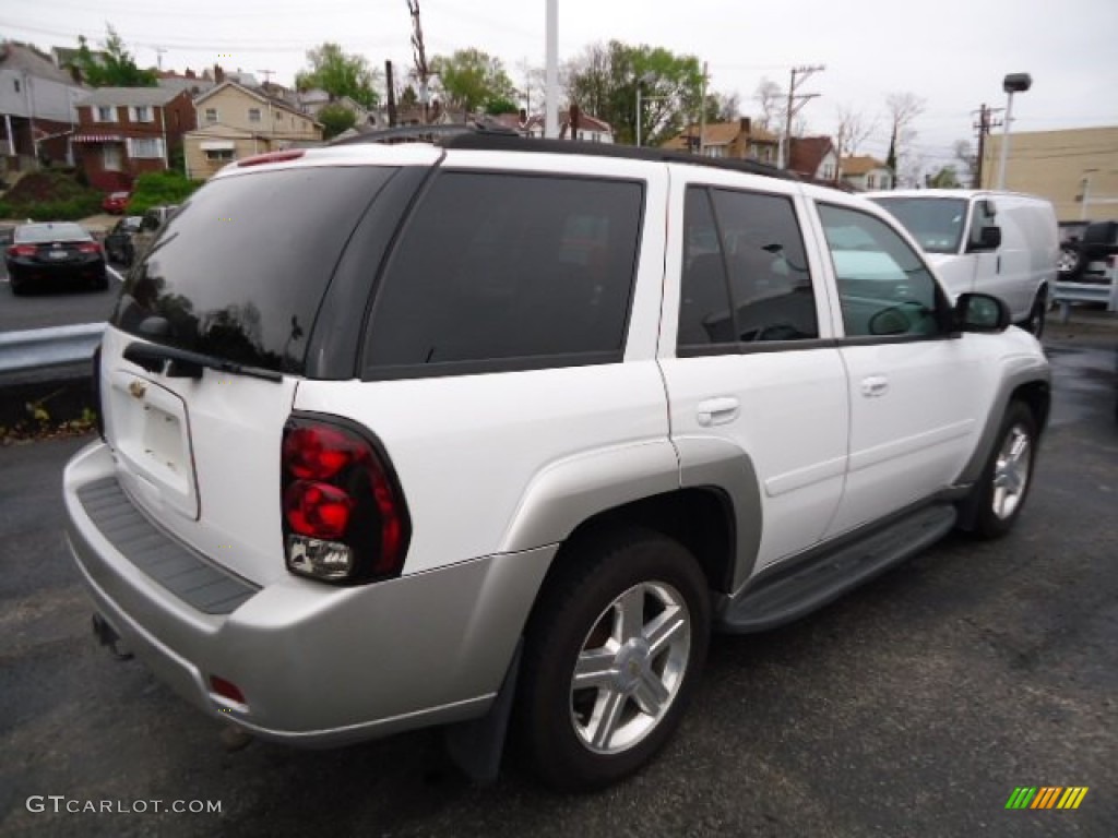 2008 TrailBlazer LT 4x4 - Summit White / Light Gray photo #4