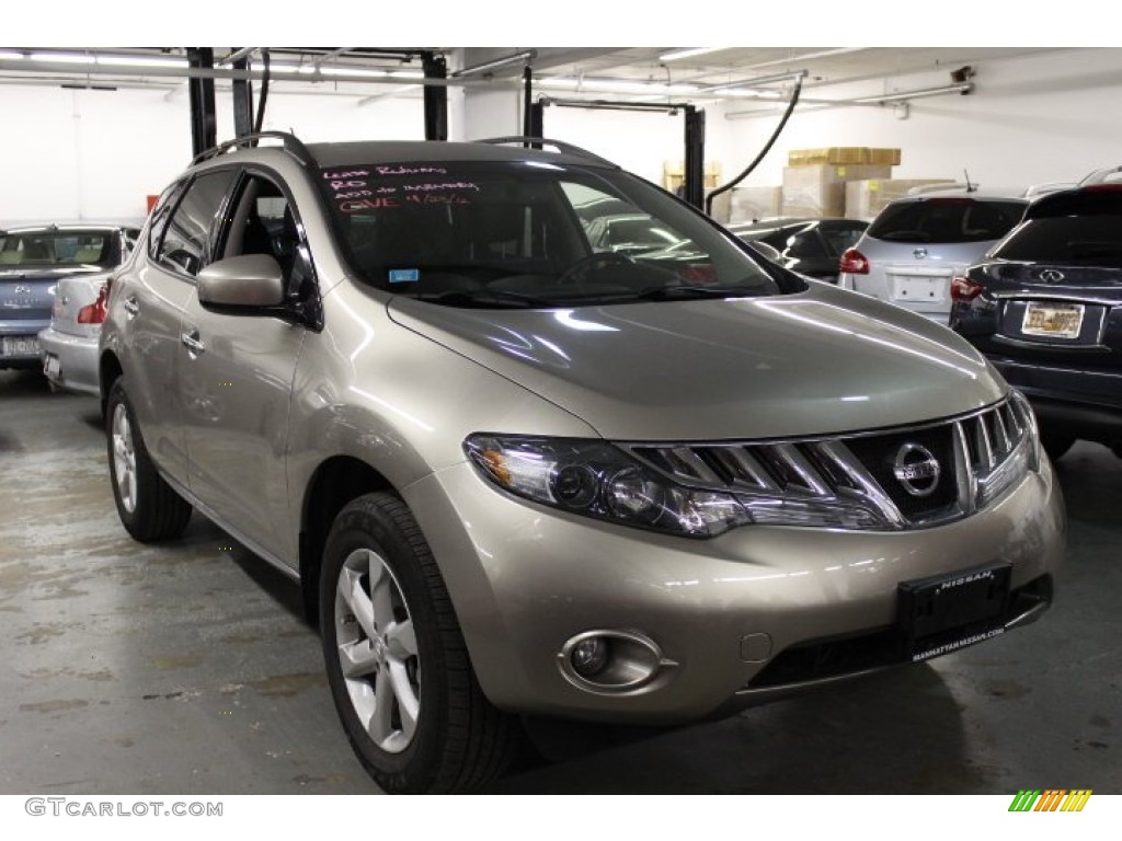 2009 Murano SL AWD - Saharan Stone Metallic / Black photo #1