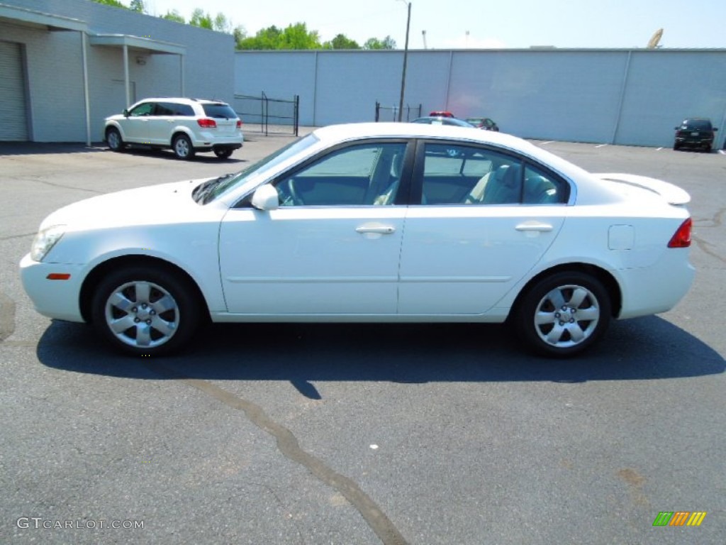 2006 Optima LX - White / Gray photo #3
