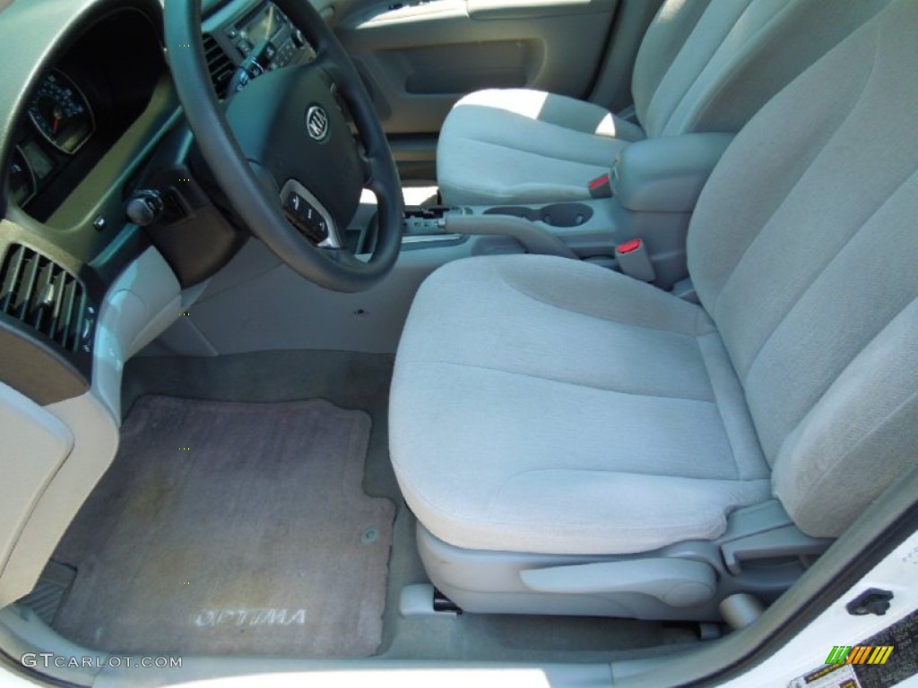 2006 Optima LX - White / Gray photo #8