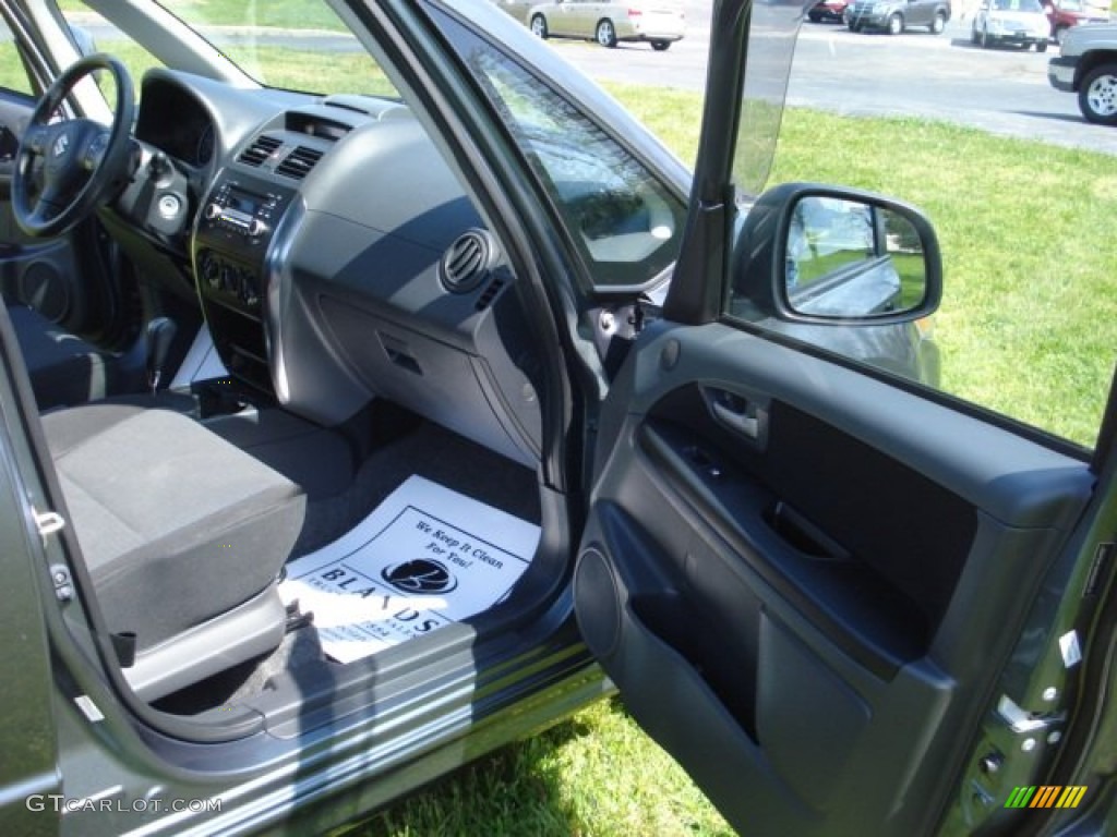 2009 SX4 Sedan LE - Azure Gray Metallic / Black photo #14