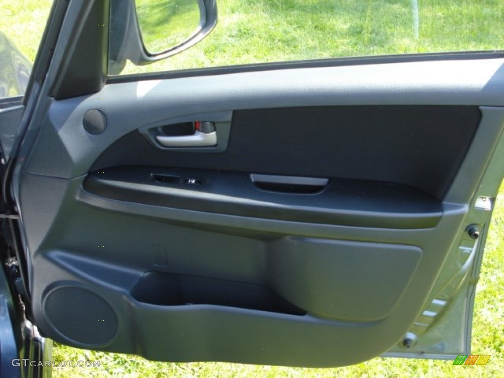 2009 SX4 Sedan LE - Azure Gray Metallic / Black photo #15