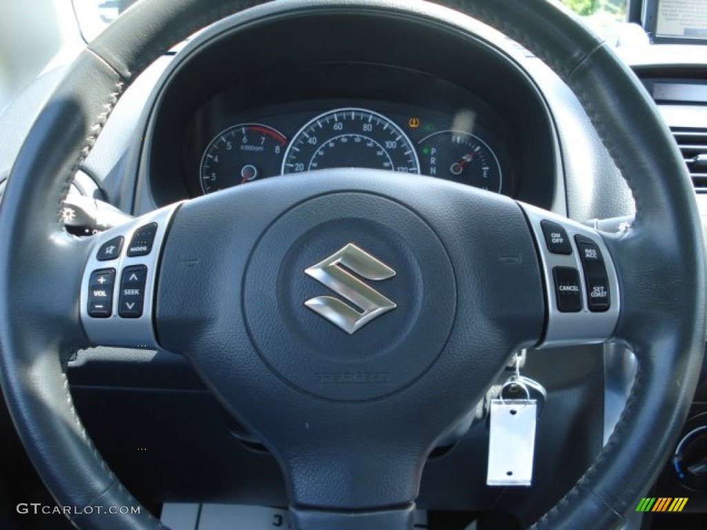 2009 SX4 Sedan LE - Azure Gray Metallic / Black photo #19