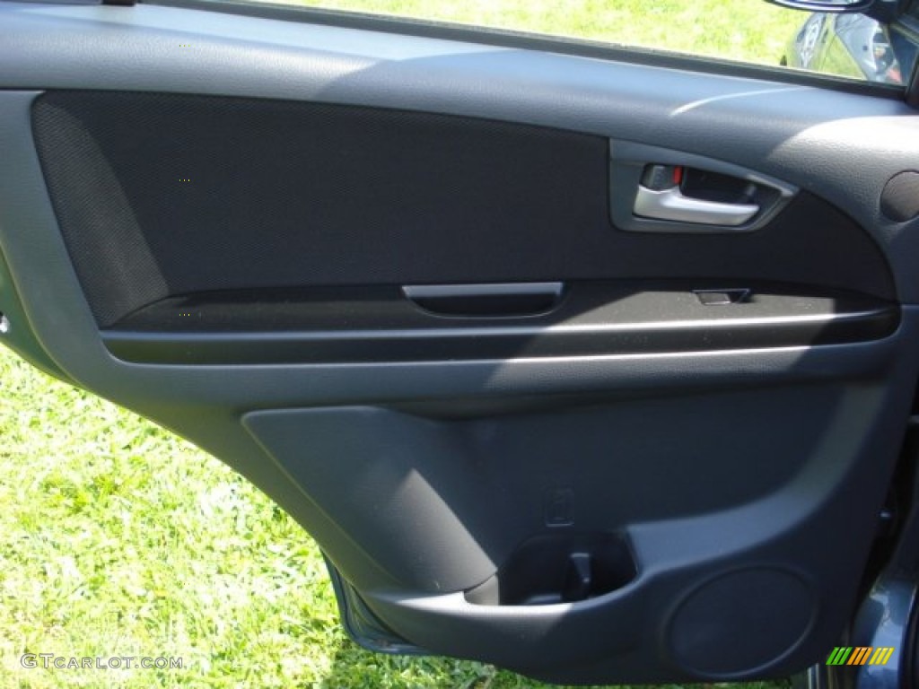 2009 SX4 Sedan LE - Azure Gray Metallic / Black photo #25