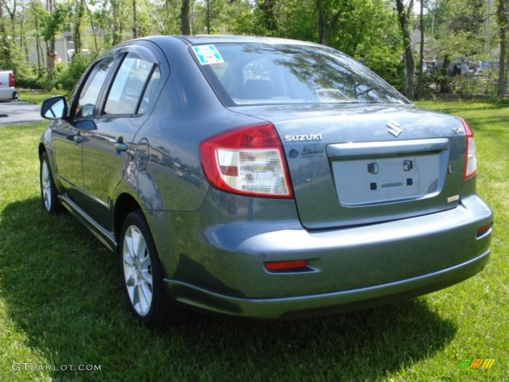 2009 SX4 Sedan LE - Azure Gray Metallic / Black photo #34