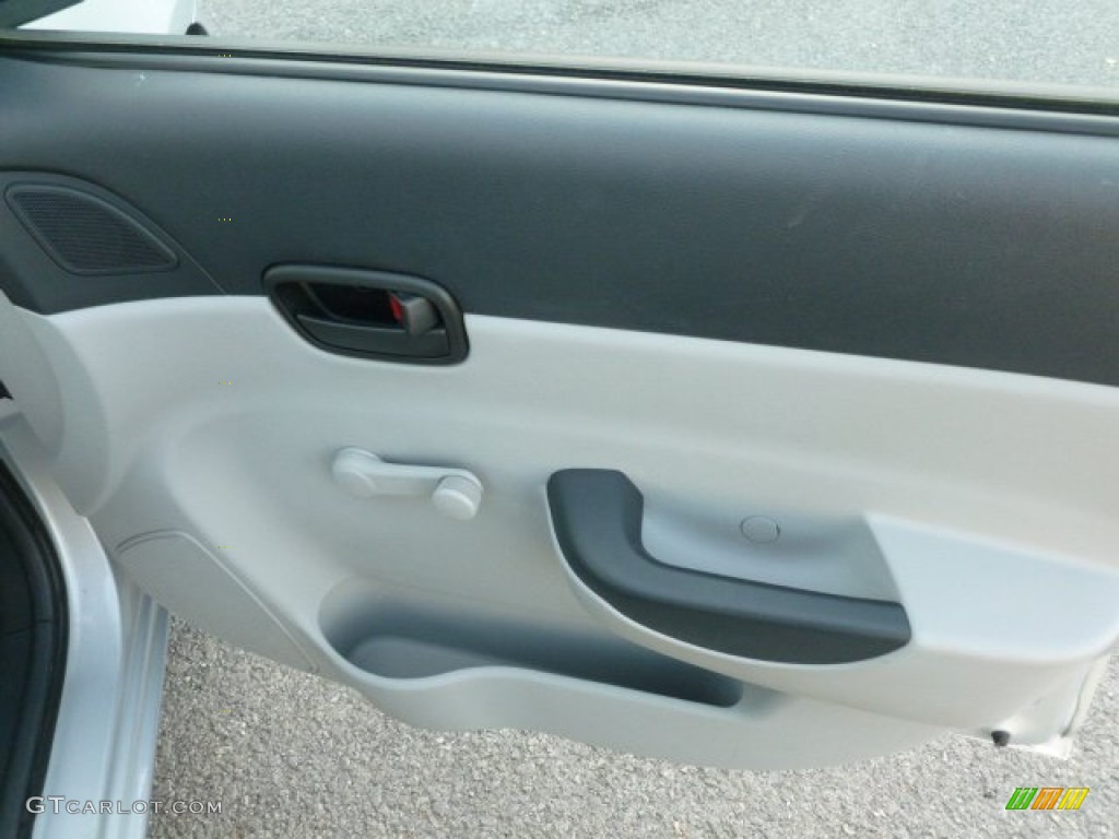 2008 Accent GLS Sedan - Platinum Silver / Gray photo #12