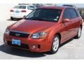 2008 Electric Orange Kia Spectra 5 SX Wagon  photo #3