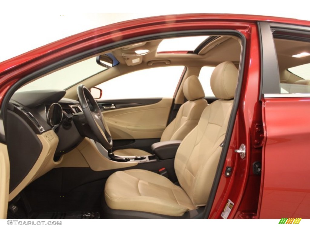 2011 Sonata Limited - Venetian Red / Camel photo #7