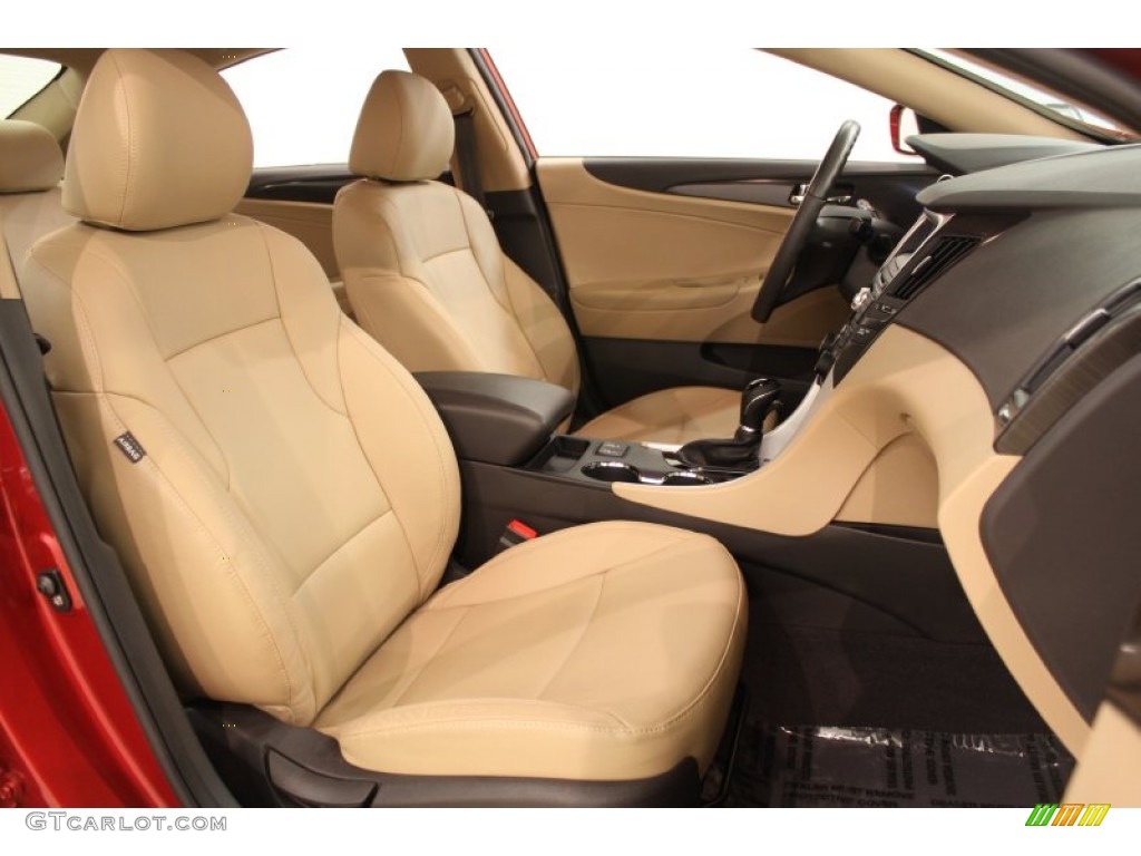2011 Sonata Limited - Venetian Red / Camel photo #14
