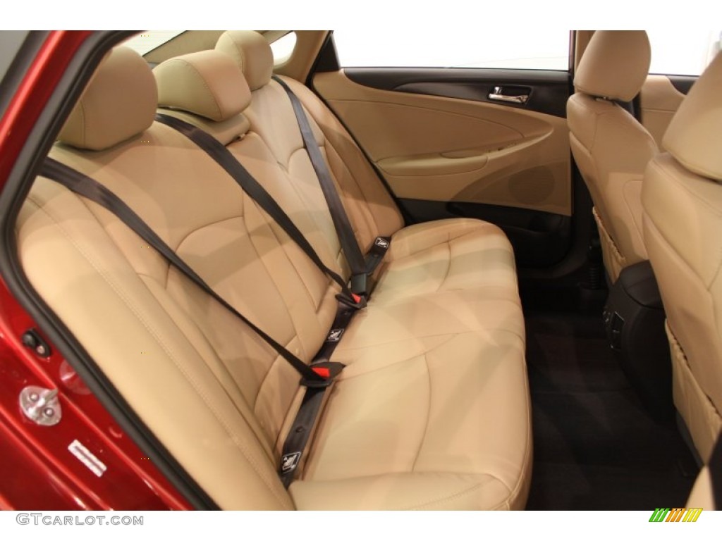 2011 Sonata Limited - Venetian Red / Camel photo #15