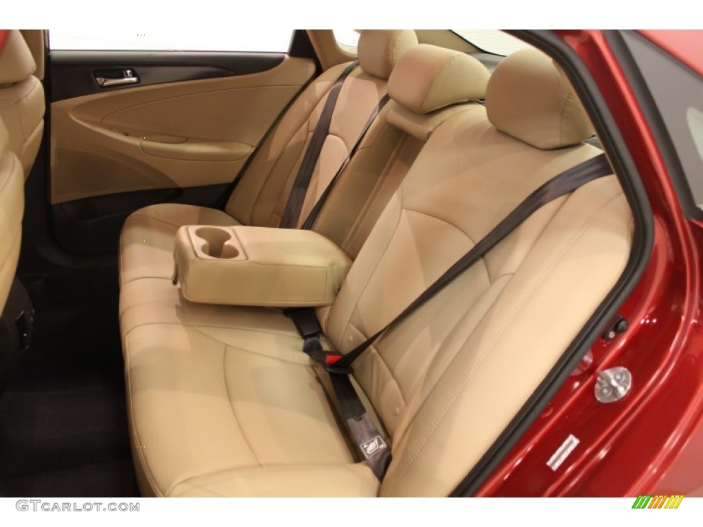 2011 Sonata Limited - Venetian Red / Camel photo #17