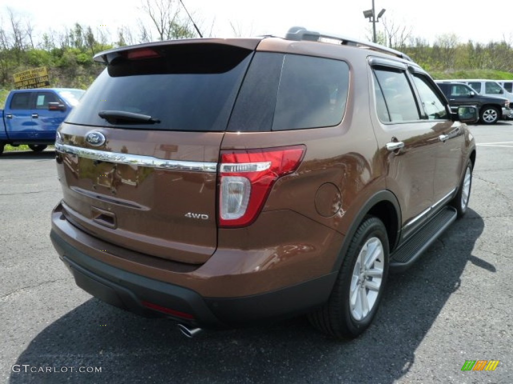 2011 Explorer XLT 4WD - Golden Bronze Metallic / Charcoal Black photo #2