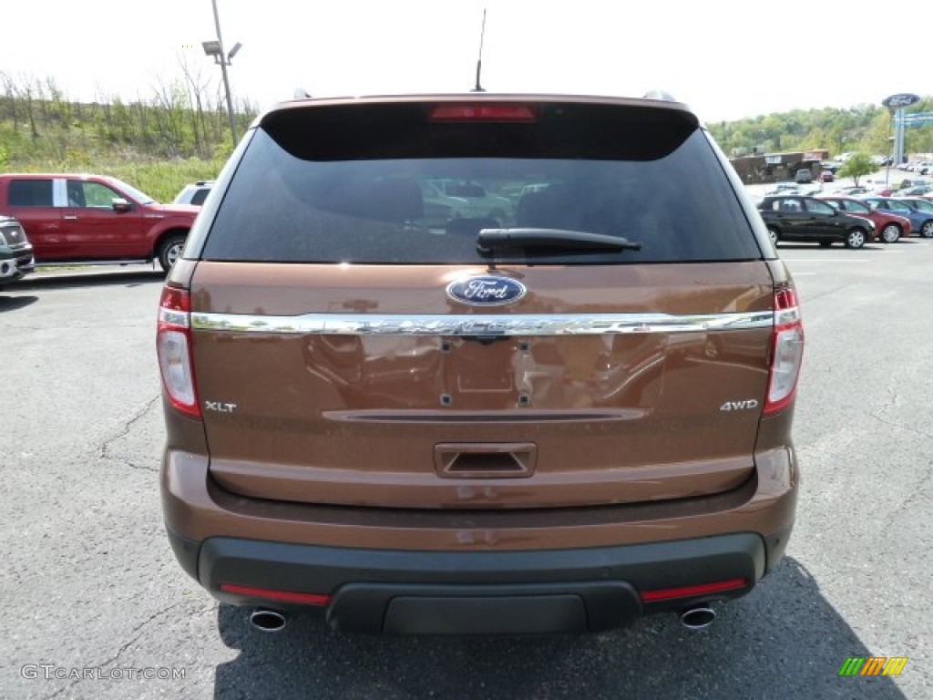 2011 Explorer XLT 4WD - Golden Bronze Metallic / Charcoal Black photo #3