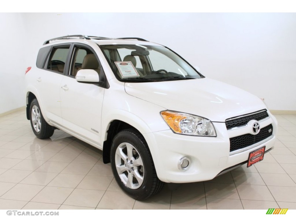 Blizzard White Pearl Toyota RAV4