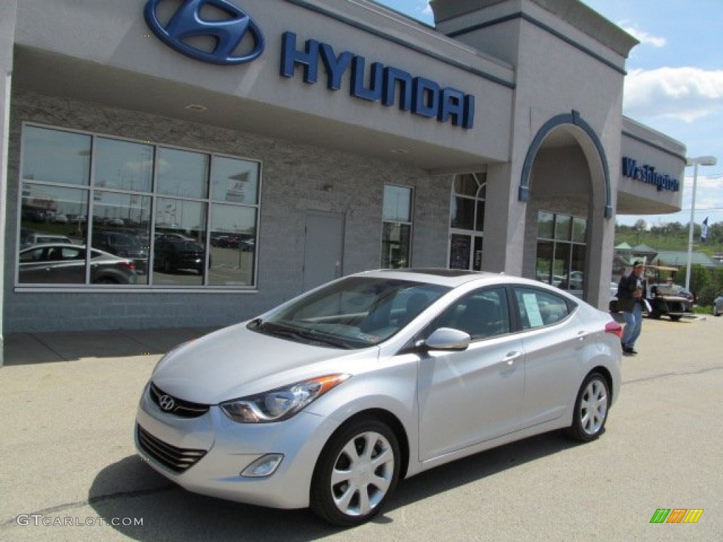 Shimmering Silver Hyundai Elantra