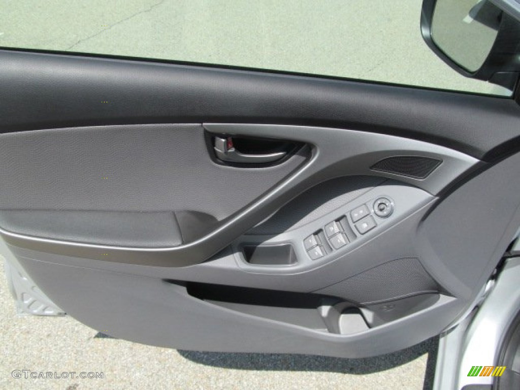 2012 Elantra Limited - Shimmering Silver / Gray photo #13