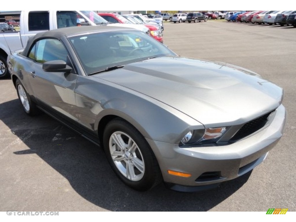2011 Mustang V6 Convertible - Sterling Gray Metallic / Charcoal Black photo #3