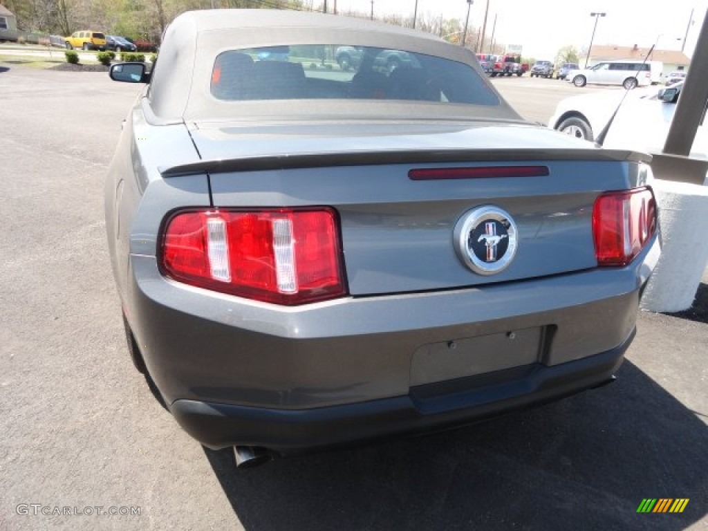 2011 Mustang V6 Convertible - Sterling Gray Metallic / Charcoal Black photo #4