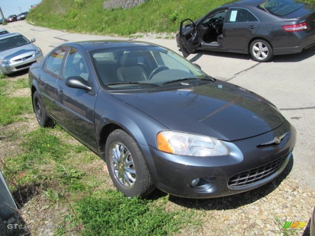 2002 Sebring LXi Sedan - Steel Blue Pearl / Sandstone photo #1