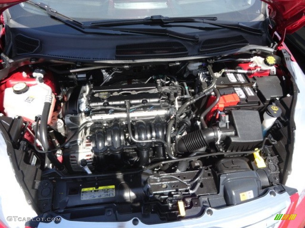 2011 Ford Fiesta SEL Sedan 1.6 Liter DOHC 16-Valve Ti-VCT Duratec 4 Cylinder Engine Photo #64302705