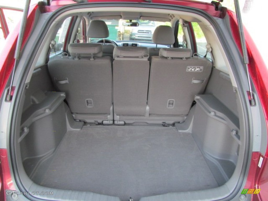 2007 CR-V LX 4WD - Tango Red Pearl / Gray photo #17