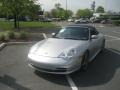 Arctic Silver Metallic 2003 Porsche 911 Carrera Cabriolet