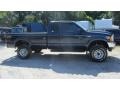 2001 True Blue Metallic Ford F250 Super Duty XLT SuperCab 4x4  photo #8