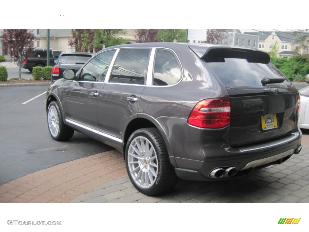 2009 Cayenne Turbo S - Lava Grey Metallic / Black photo #2